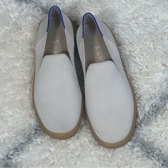 Rothy's Cream and Tan Women's Slip-On Flats - Picture 1 of 10